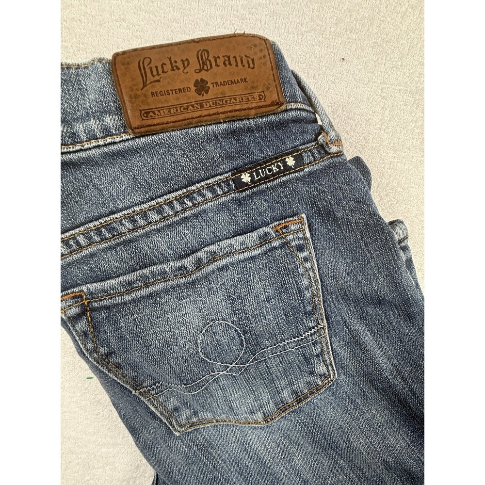 Lucky Brand Jeans Women's Size 6/28 Low Boot Cut Blue Denim